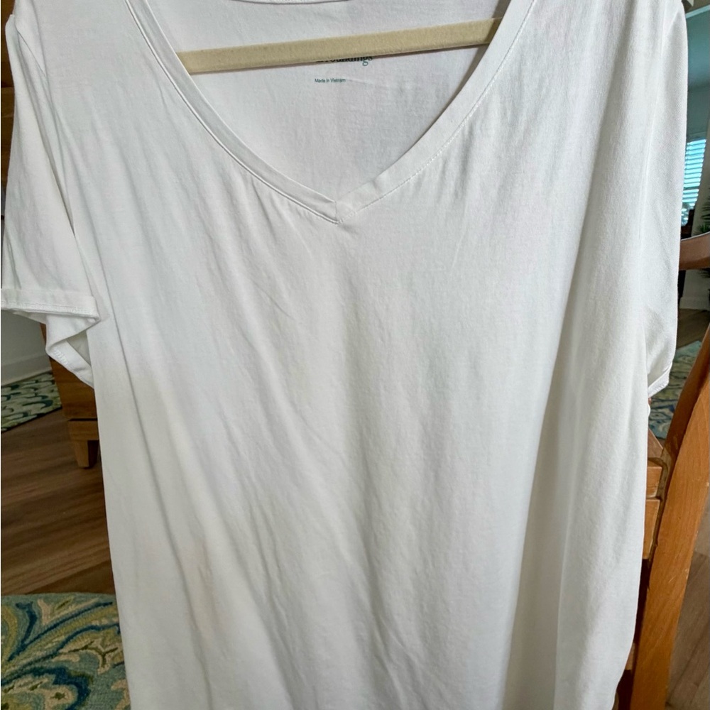 Soft Surroundings White Tee